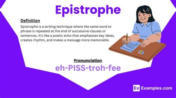 What is epistrophe in literature?