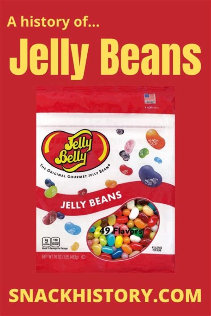 What is the first reference to jelly beans in history?