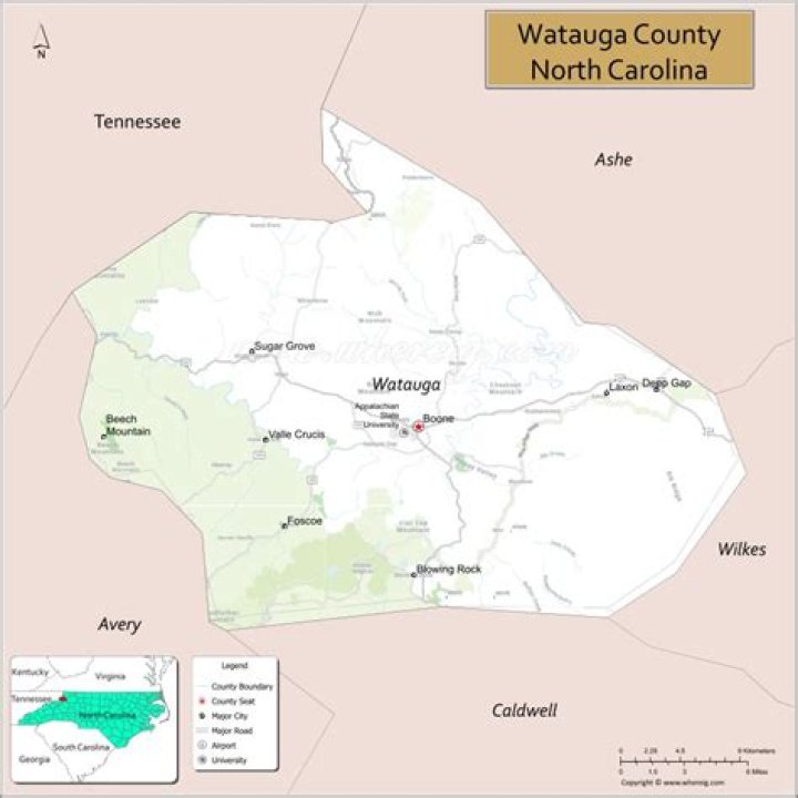 What is watauga county nc known for?