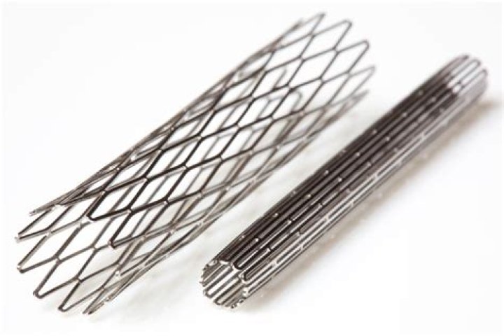 What material are stents made of?