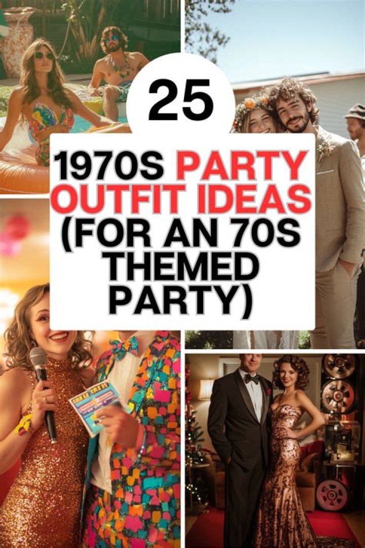 What should a man wear to a 70s party?