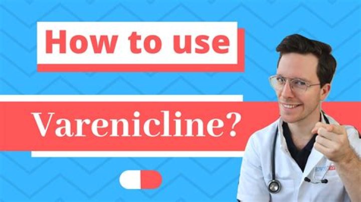 What varenicline used for?