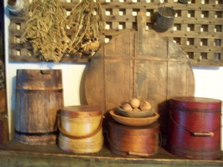 What were wooden firkins used for?