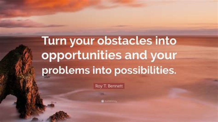 Whats a sentence for obstacles?