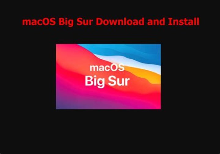 Whats macos big sur?