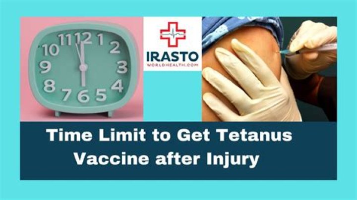Whats maximum time limit for tetanus injection after injury?