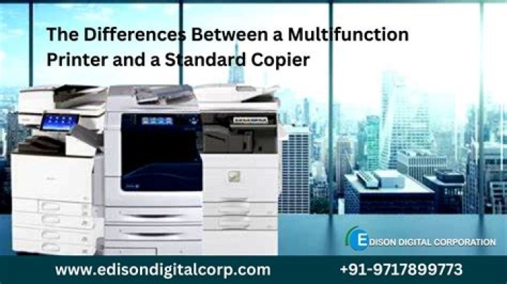 Whats the difference between a copier and a printer?