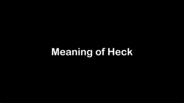 Whats the meaning of heck yes?