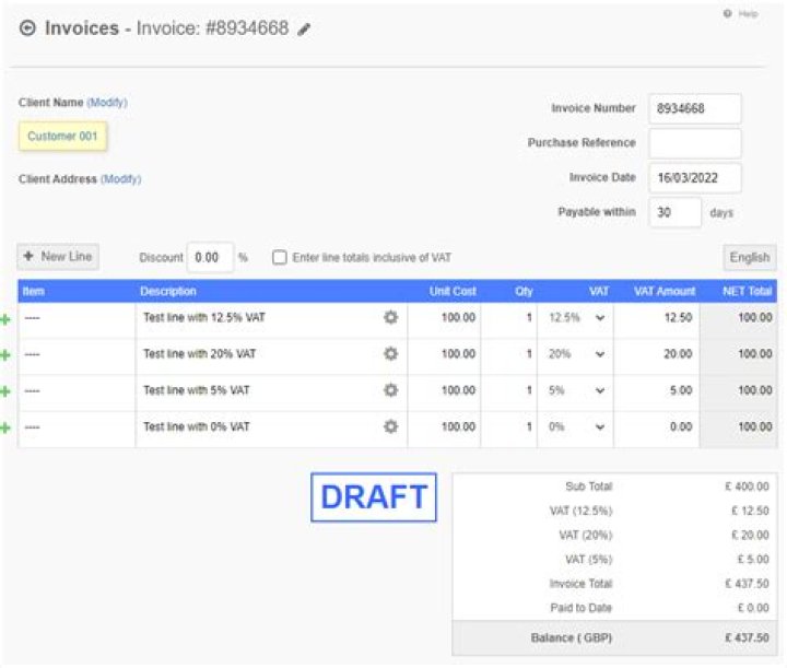 When are sales zero rated?