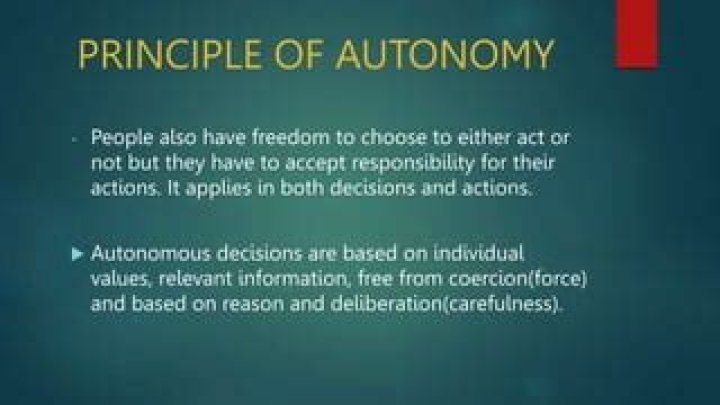 When autonomy oriented people's behavior proceeds?