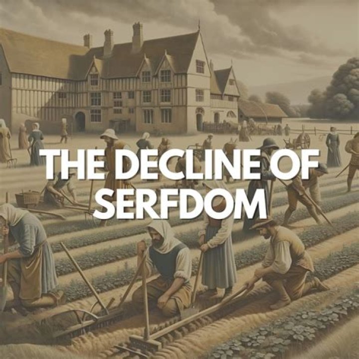 When did serfdom decline?