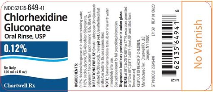 When is chlorhexidine gluconate prescribed?