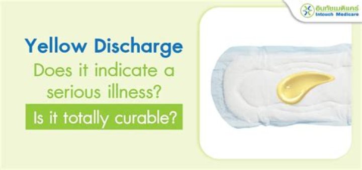 When pale yellow discharge?