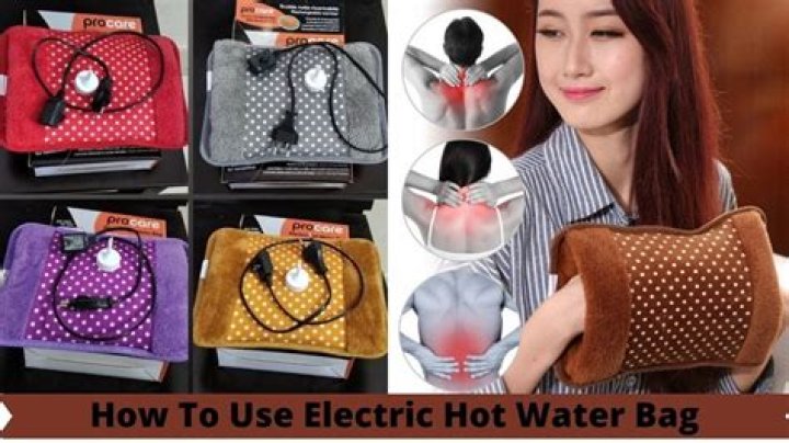 When to use hot water bag?