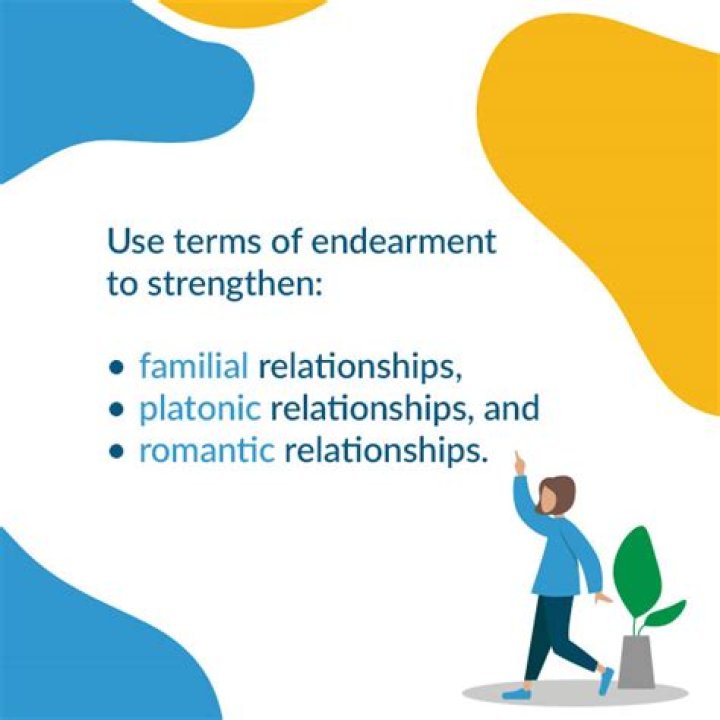 When to use terms of endearment?
