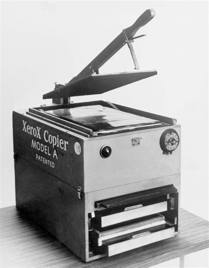 When was photocopying machine made?