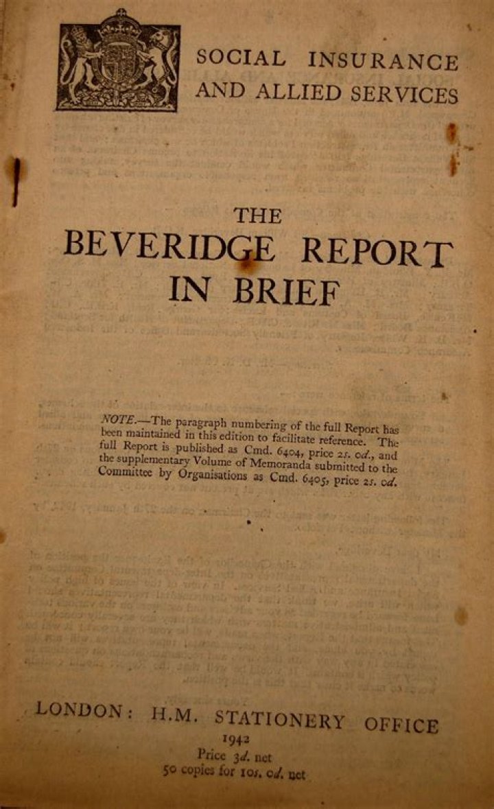 When was the beveridge report published?