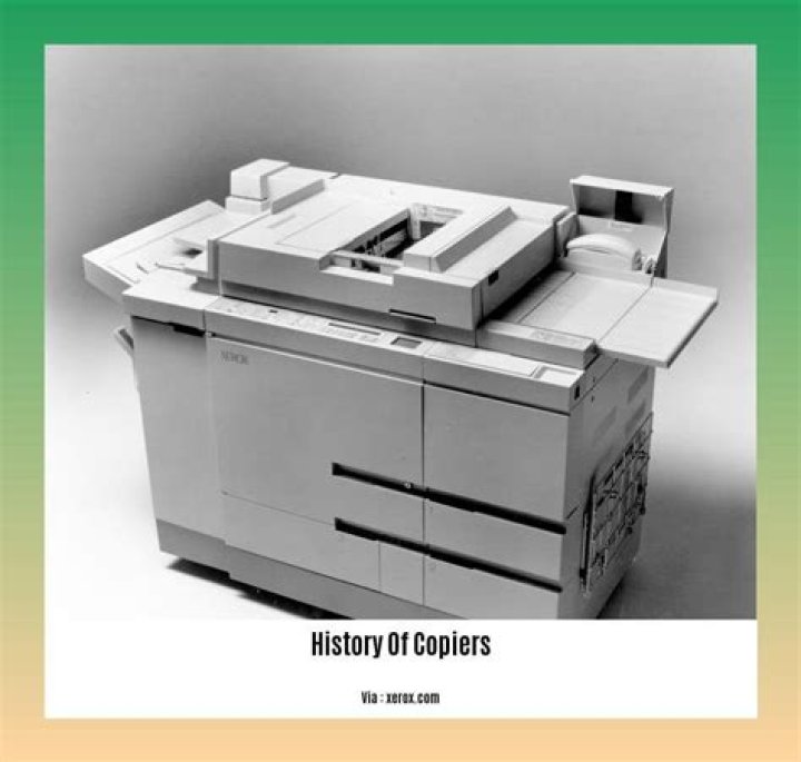 When was the copier invented?