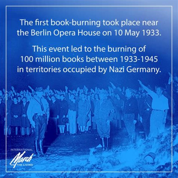 When was the first book burnings?