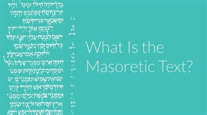 When was the masoretic text written?
