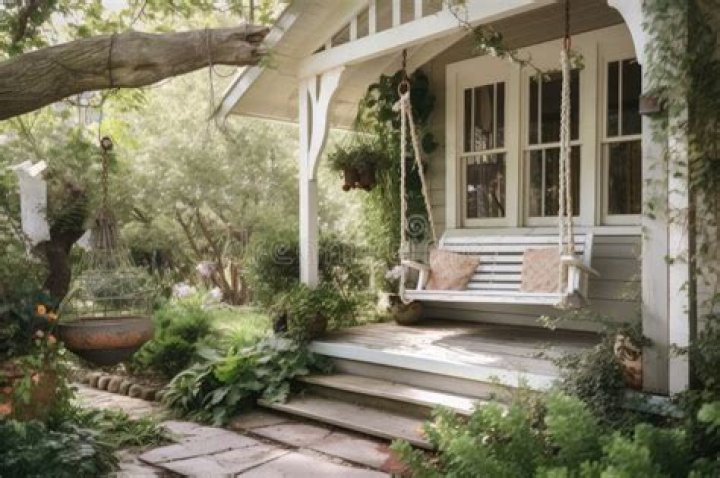 When were porch swings invented?