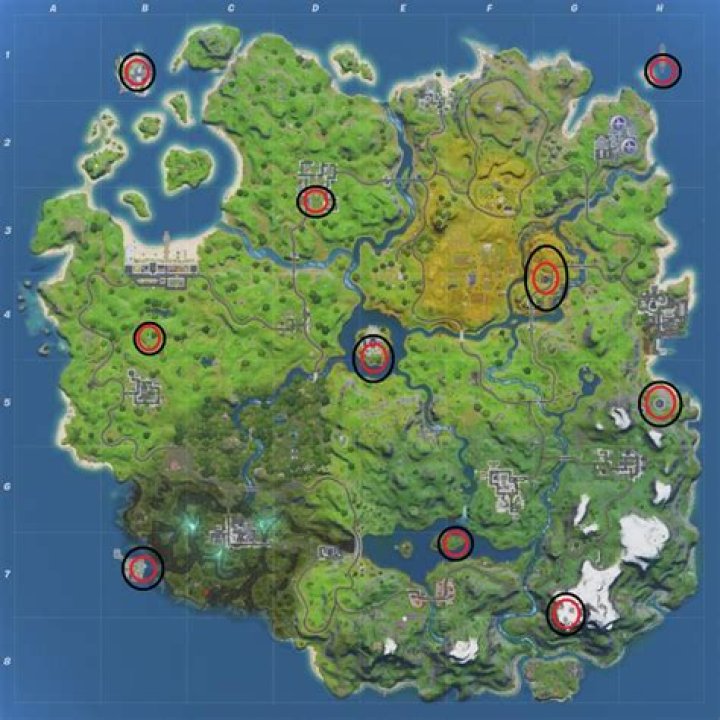 Where are the helipads in fortnite?