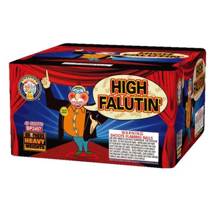 Where did the word high falutin come from?