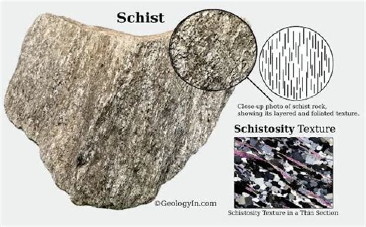 Where does schistosity come from?