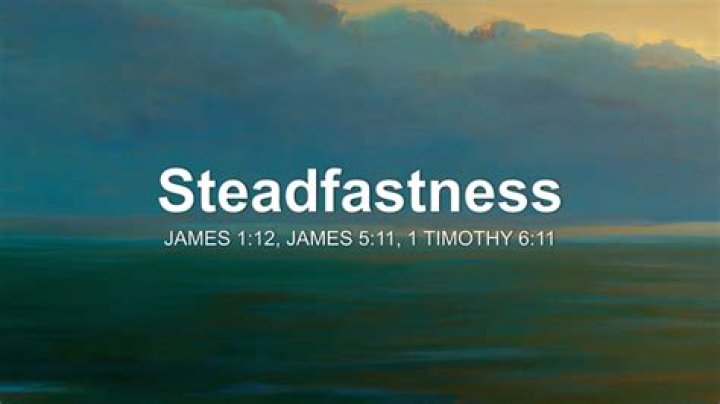 Where does the word steadfastness come from?