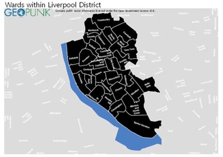 Where is church ward liverpool?