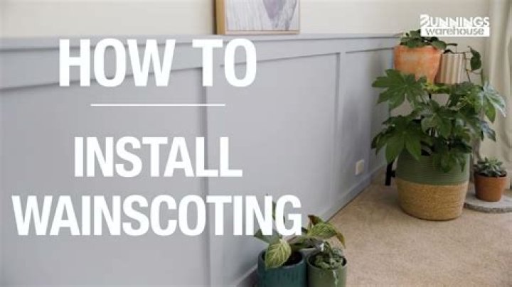 Where to put wainscotting?