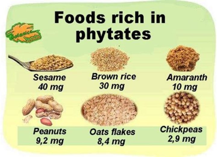 Which foods have phytates?