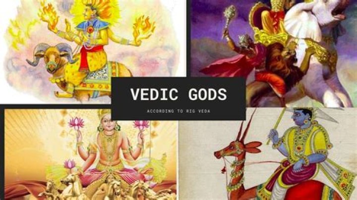 Which god is mentioned in vedas?
