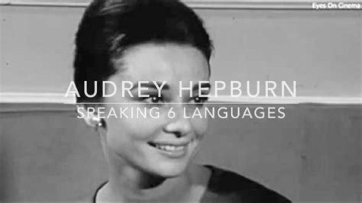 Which languages did audrey hepburn speak?