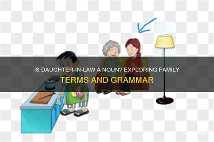 Which noun is daughter in law?