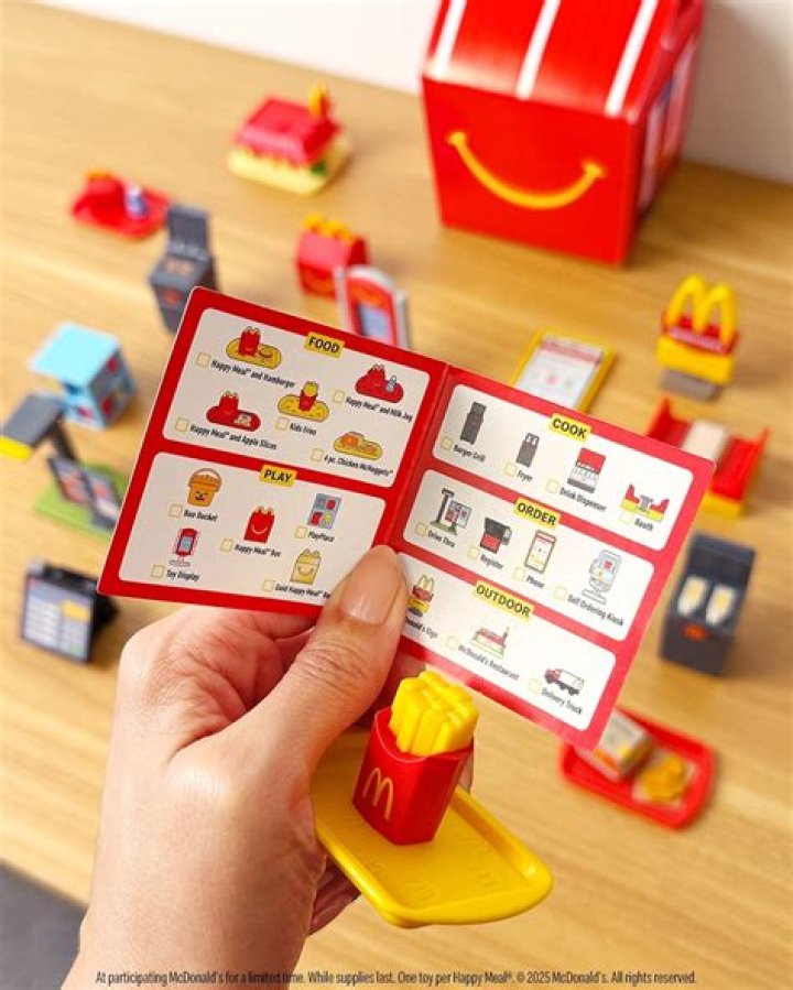 Which toy is in mcdonald's happy meal?