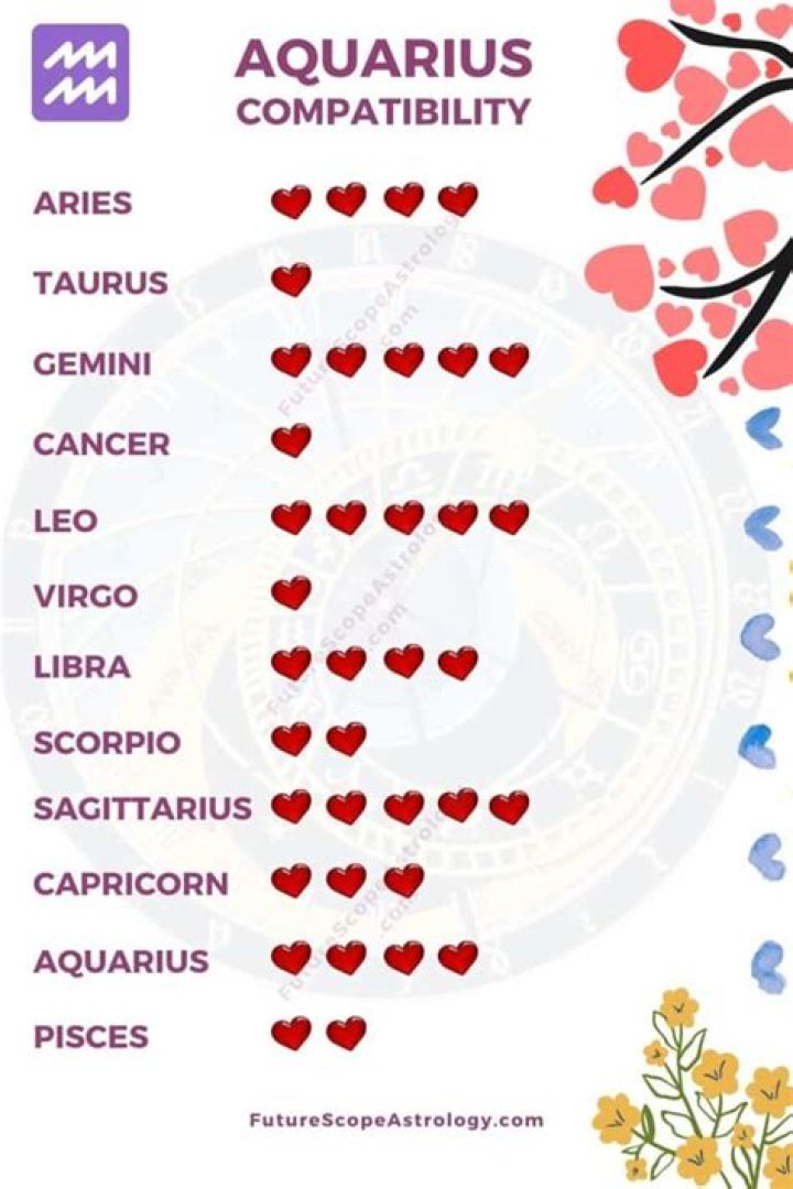 Who do aquarius not get along with?