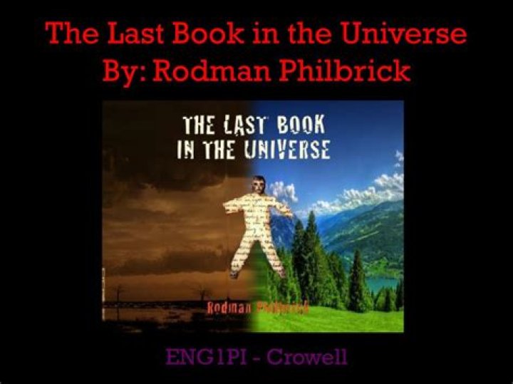 Who is ryter in the last book in the universe?