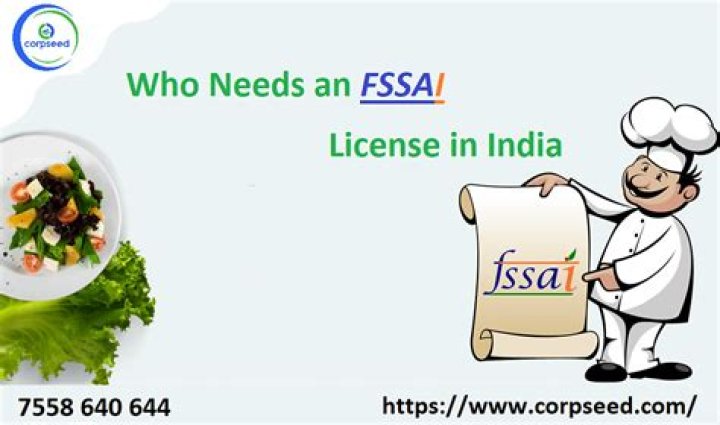 Who needs fssai license?