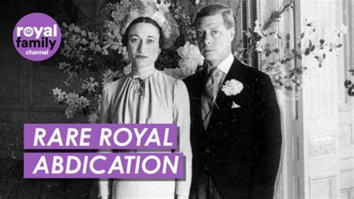 Who was the last king to abdicate?