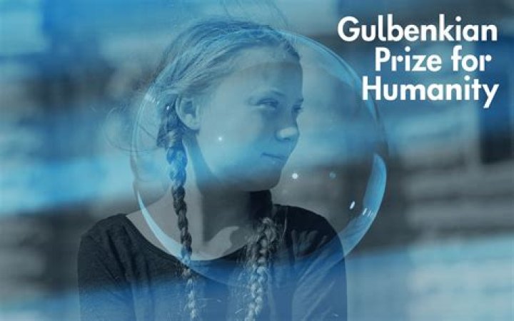 Who won first gulbenkian prize for humanity?