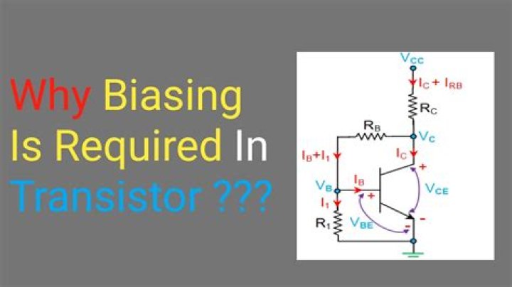Why biasing is required?