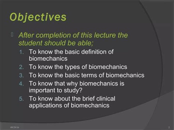 Why biomechanics is important?