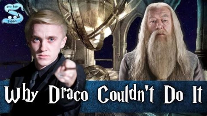 Why did draco want to kill dumbledore?