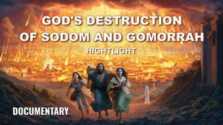 Why did god destroy sodom and gomorrah?