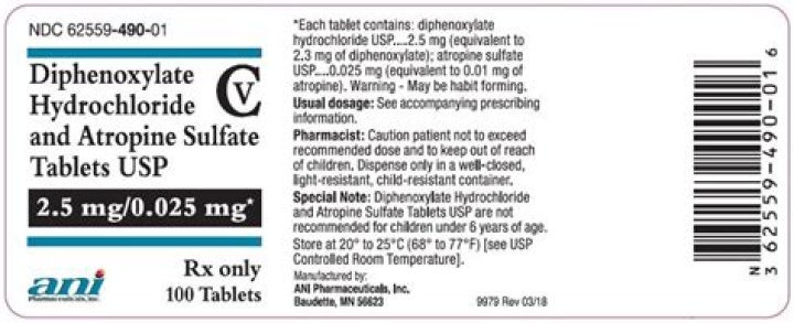 Why is diphenoxylate-atropine a controlled substance?