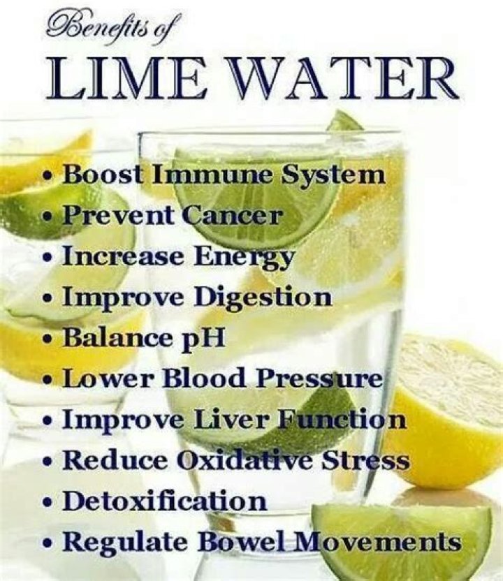Why is lime water good for you?