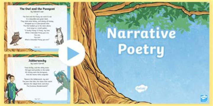 Why is narrative poems famous?