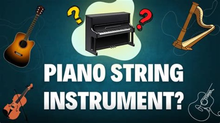 Why is piano a string instrument?