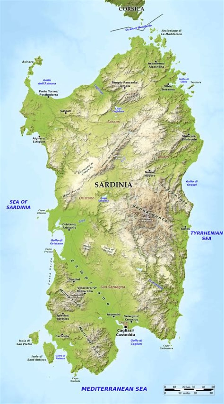 Why is sardinia called sardinia?